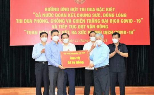 Petrolimex ủng hộ 01 tỷ đồng Hưởng ứng đợt vận động “Toàn dân đoàn kết, ra sức phòng dịch Covid-19”