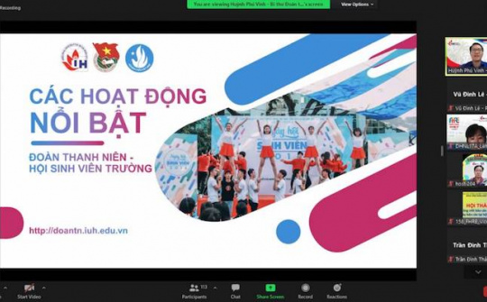 Sinh hoạt đầu khoá online - Một K17 thật đặc biệt ở IUH