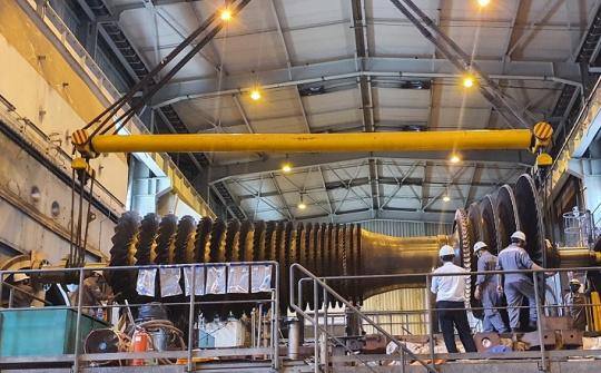 Nhiệt điện Phú Mỹ hoàn thành trung tu tổ máy GT22 - NMĐ PM2.1 vượt tiến độ 02 ngày