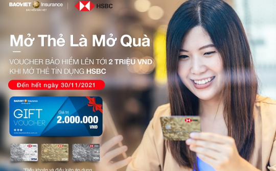 Bảo hiểm Bảo Việt dành tặng khách hàng HSBC món quà bảo hiểm giá 0 đồng