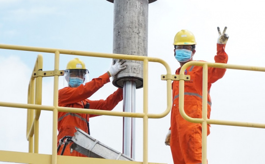 Hợp doanh đường ống khí Nam Côn Sơn hoàn thành vượt tiến độ