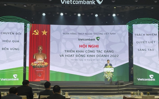 Vietcombank nộp ngân sách gần 11.000 tỷ đồng, tỷ lệ nợ xấu thấp nhất 0,63%