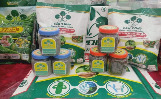 Lần đầu tiên phân bón xanh supe vi sinh Lâm Thao ra mắt thị trường