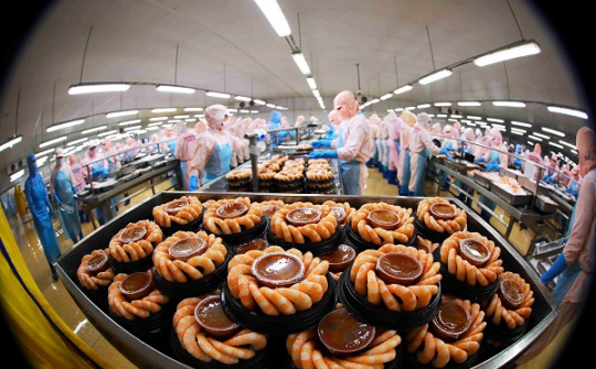 Xuất khẩu tôm sang EU tăng đột phá trên 86%