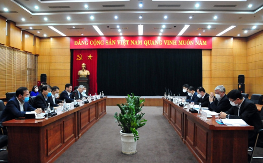 Ban cán sự đảng Bộ Công Thương kiểm điểm, đánh giá, xếp loại chất lượng năm 2021