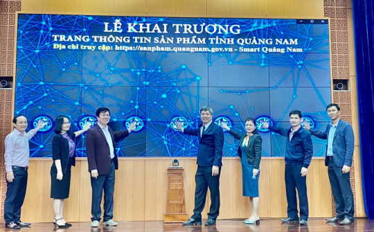 Khai trương Trang thông tin sản phẩm tỉnh Quảng Nam