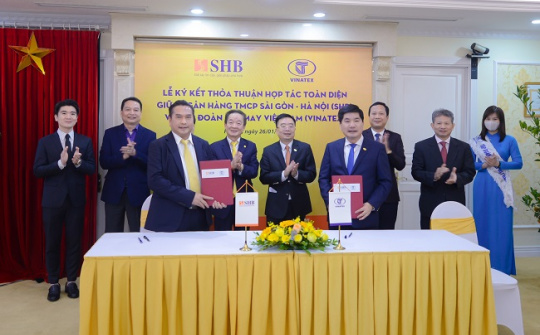 Vinatex và SHB ký kết thỏa thuận hợp tác toàn diện