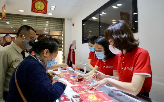 Nhu cầu sử dụng vàng trang sức tại Việt Nam tăng 11% trong năm 2021