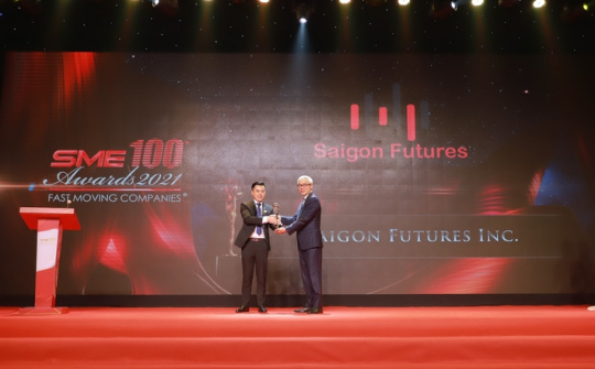Saigon Futures vinh dự nhận Giải thưởng “SME100® Fast Moving Companies Award 2021”