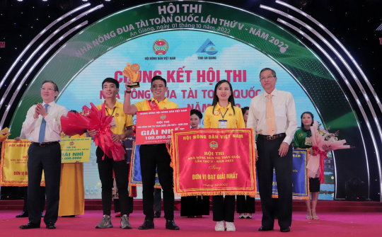 An Giang giành giải Nhất Hội thi Nhà nông đua tài toàn quốc năm 2022