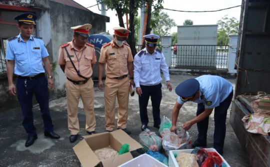 Phú Thọ: Kịp thời ngăn chặn gần 100 kg nội tạng động vật không rõ nguồn gốc