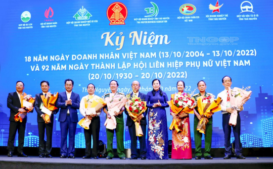 Thái Nguyên: Doanh nghiệp, doanh nhân là lực lượng tiên phong trong phát triển kinh tế