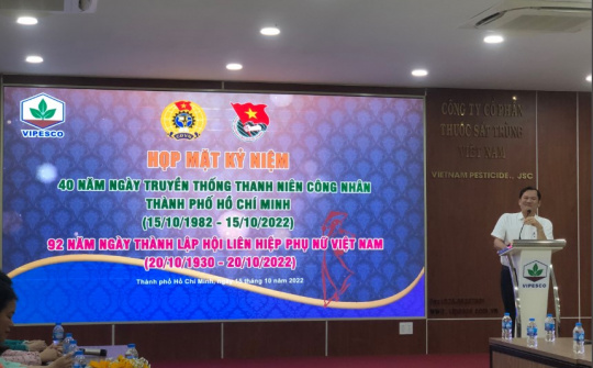 Công ty CP Thuốc sát trùng Việt Nam: Kỷ niệm Ngày truyền thống Thanh niên công nhân và Ngày Phụ nữ Việt Nam