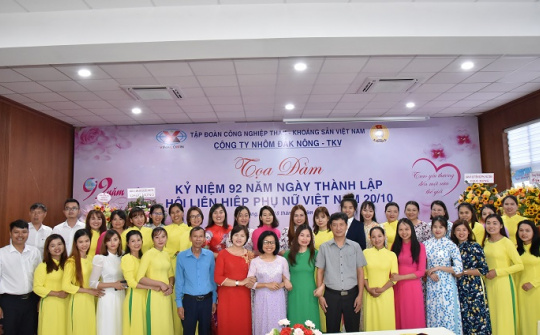 Nữ CBCNV Công ty Nhôm Đắk Nông - TKV: Hiện đại, sức khỏe, trí tuệ và sắc đẹp