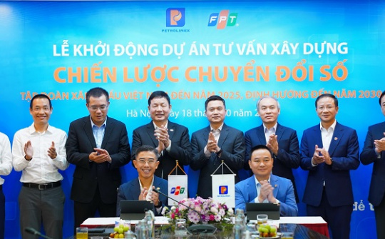 Petrolimex khởi động đề án Chuyển đổi số toàn diện cùng Tập đoàn FPT