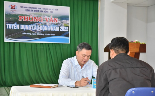 Công ty Nhôm Đắk Nông - TKV: Tuyển dụng 20 vị trí việc làm đợt 1 năm 2022