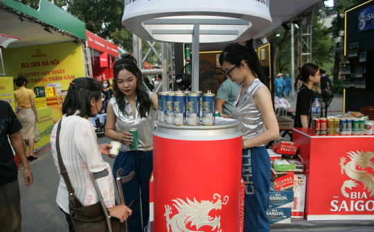 Bia Saigon nổi bật tại Lễ hội tự hào hàng Việt Nam - Tinh hoa hàng Việt Nam
