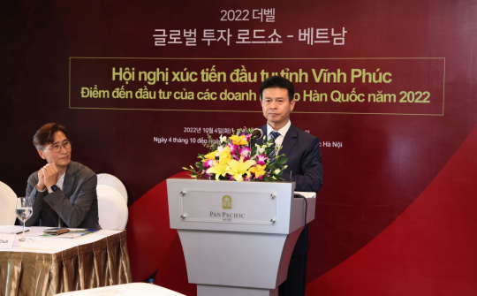 Vĩnh Phúc - Điểm đến đầu tư của các doanh nghiệp Hàn Quốc 2022