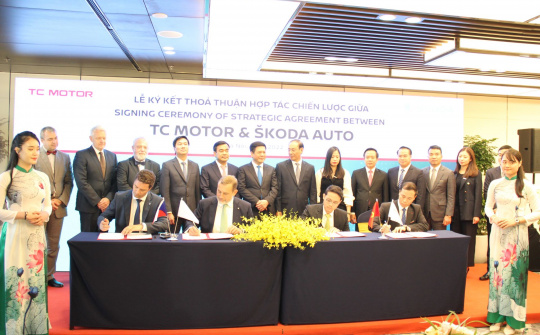 Hợp tác chiến lược giữa TC Motor và Skoda Auto