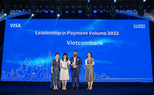 Vietcombank tiếp tục được Tổ chức thẻ Quốc tế Visa vinh danh nhiều hạng mục giải thưởng
