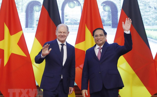 Thủ tướng Phạm Minh Chính hội đàm với Thủ tướng CHLB Đức Olaf Scholz