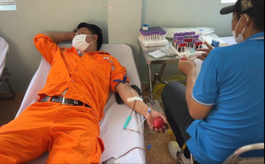 PC Bà Rịa - Vũng Tàu: Tham gia đóng góp 85 đơn vị máu hưởng ứng “Tuần lễ hồng EVN”