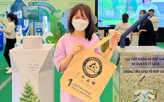 Tetra Pak mở rộng thu gom vỏ hộp giấy đã qua sử dụng tại Thành phố Hồ Chí Minh