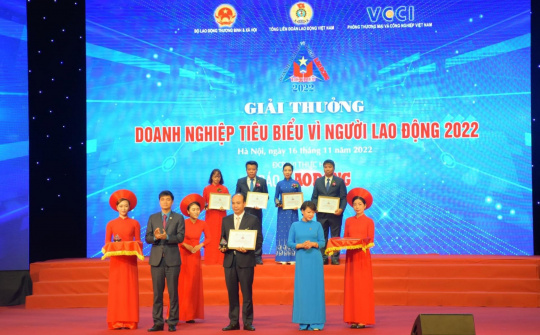 Công ty Cổ phần Tiên Hưng - “Doanh nghiệp tiêu biểu vì Người lao động” năm 2022