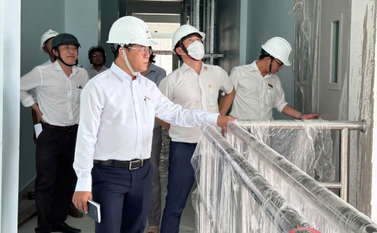 EVNHCMC thi công nước rút Trạm biến áp 220/110kV Tân Cảng