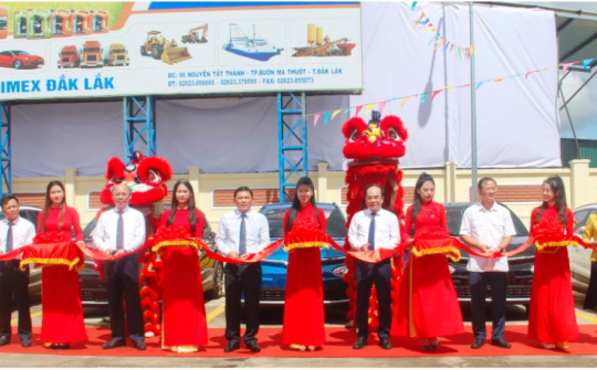 Petrolimex khánh thành trạm sạc xe điện Vinfast đầu tiên tại Đắk Lắk