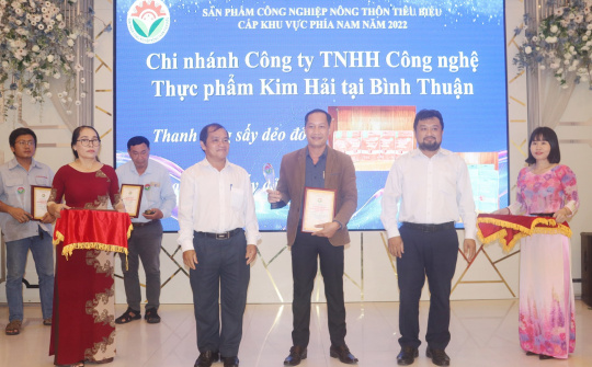 Bình Thuận: Công bố và tôn vinh sản phẩm công nghiệp nông thôn tiêu biểu năm 2022