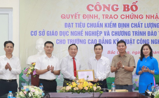 Trường Cao đẳng Kỹ thuật Công nghiệp: Không ngừng nâng cao chất lượng đào tạo nghề