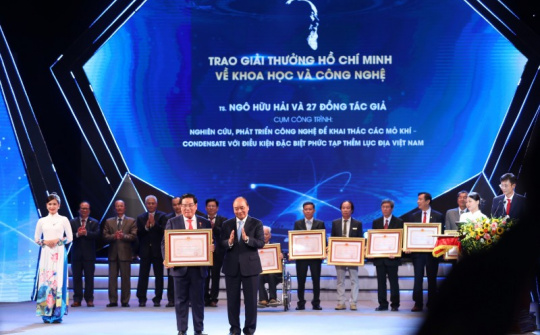 3 công trình khoa học công nghệ ngành Công Thương được trao Giải thưởng Hồ Chí Minh