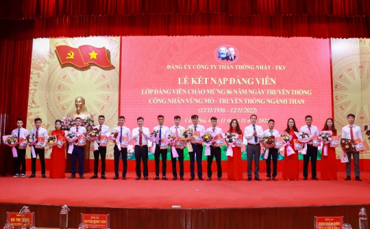 Đảng bộ Công ty Than Thống Nhất - TKV thực hiện tốt công tác phát triển đảng viên