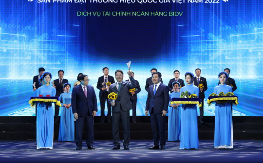 BIDV lần thứ 7 được vinh danh “Thương hiệu quốc gia”