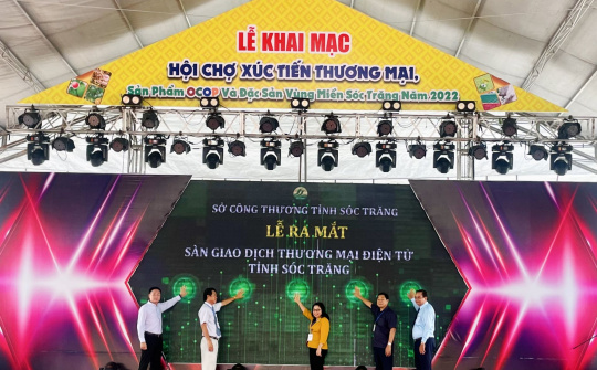 Sóc Trăng chính thức khai mạc Hội chợ Xúc tiến thương mại 2022