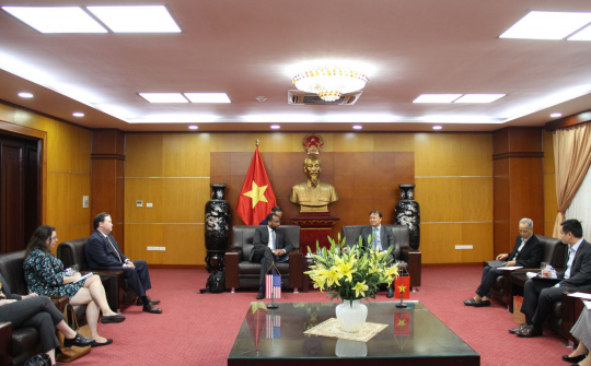Thứ trưởng Đỗ Thắng Hải tiếp Đại sứ đặc mệnh toàn quyền Hợp chủng quốc Hoa Kỳ tại ASEAN