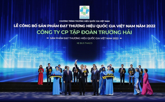 THACO được vinh danh Thương hiệu Quốc gia Việt Nam lần thứ 6