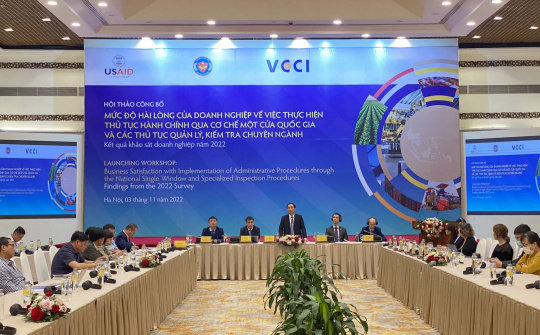 Kết quả khảo sát doanh nghiệp về thực hiện thủ tục hành chính thông qua Cơ chế một cửa quốc gia