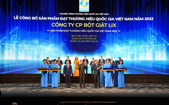 Công ty CP Bột giặt Lix: Tự hào thương hiệu quốc gia Việt Nam 2022