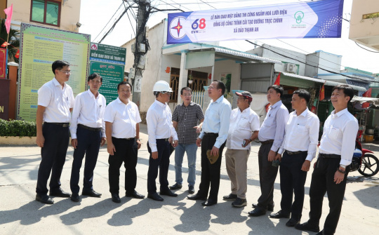 Khởi động công trình ngầm hóa lưới điện xã đảo Thạnh An, huyện Cần Giờ, TP. Hồ Chí Minh