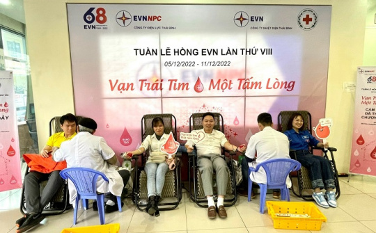 Nhiệt điện Thái Bình hưởng ứng Tuần lễ hồng lần thứ VIII: Vạn trái tim - Một tấm lòng
