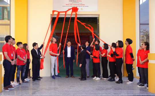 Central Retail tài trợ nhà thi đấu thể thao đa năng 2 tỷ đồng tại Thái Bình