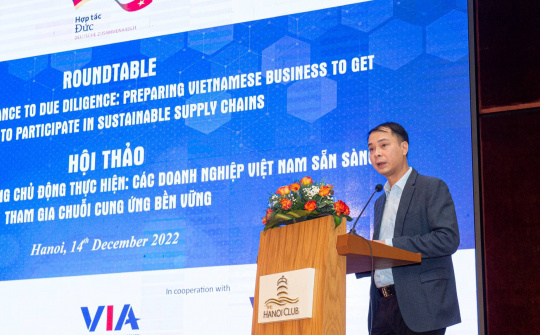 Để doanh nghiệp Việt sẵn sàng tham gia chuỗi cung ứng bền vững toàn cầu