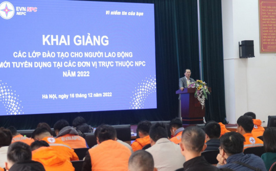 Trường Cao đẳng Điện lực miền Bắc: Khai giảng các lớp đào tạo cho lao động mới tuyển dụng