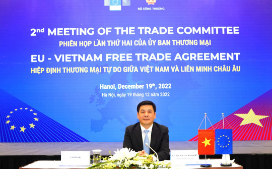 Bộ trưởng Nguyễn Hồng Diên tham dự phiên họp lần thứ hai Ủy ban Thương mại của Hiệp định EVFTA