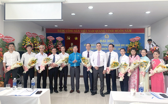 Công ty CP Hơi kỹ nghệ Que hàn: Đại hội Công đoàn Công ty lần thứ XII, nhiệm kỳ 2022-2027