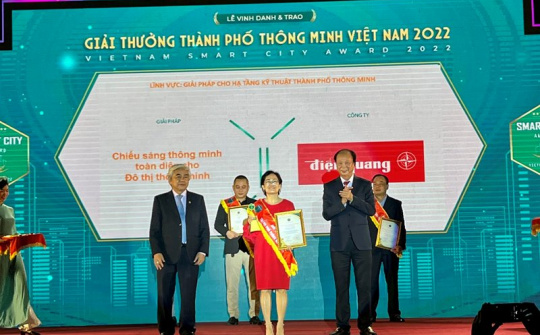 Giải pháp chiếu sáng thông minh toàn diện của Điện Quang xuất sắc giành 02 giải thưởng