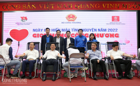 Giọt hồng Công Thương 2022: Lan tỏa mạnh mẽ thông điệp hiến máu tình nguyện