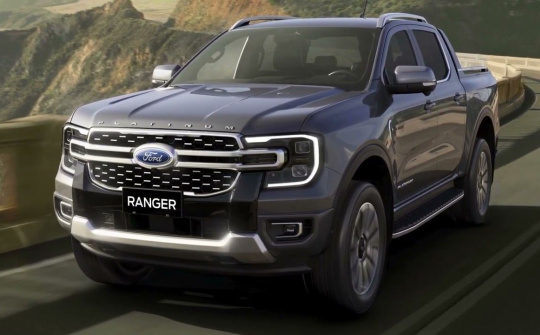 Ford Ranger Platinum 2023: Biến thể đầu bảng đầy "sang chảnh"